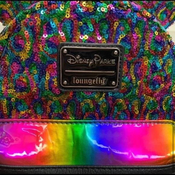 Disney Loungefly 🌈 Sequined Mini Backpack